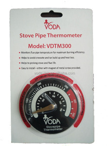 Magnetic Fire <strong>Stove</strong> Top Pipe <strong>Thermometer</strong> / Temperature Gauge - Product Image 6
