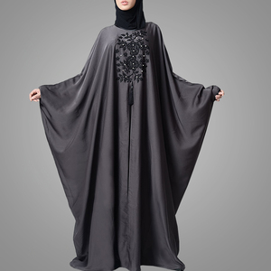 Kaftan <span class=keywords><strong>Abaya</strong></span> en dentelle brodée, vêtements formels et de cérémonie, burqa élégante, robe musulmane, cardigan <span class=keywords><strong>grande</strong></span> <span class=keywords><strong>taille</strong></span> - Product Image 3