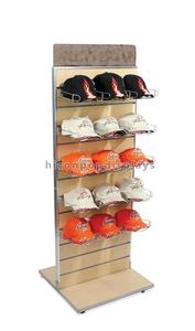 Tapa De Alambre Cesta De Pie ajustable de Metal Marco de Madera Slatwall Sombrero Accesorio Exhibición de <span class=keywords><strong>la</strong></span> <span class=keywords><strong>Tienda</strong></span> - Product Image 1