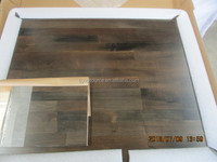 Plateaux de table en bois de hêtre massif avec bord naturel