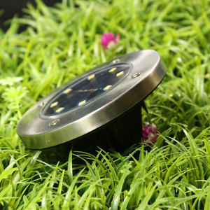 LED Solar <strong>Ground</strong> <strong>Lights</strong> <strong>for</strong> Outdoor Garden <strong>for</strong> Pathway Driveway Lawn Walkway Disk Underground Lighting with IP65 Rating - Product Image 4