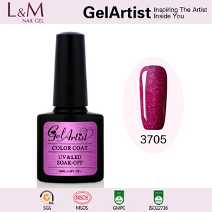 เจลทาเล็บแฟชั่นสีรุ้งยี่ห้อ Hot Brand GelArtist - Product Image 2
