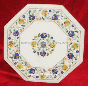 Belle Marqueterie De Marbre Table Basse Tops - Product Image 1