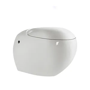 Fantaisie moderne s-trap 120mm ébauche-ronde toilettes suspendues
