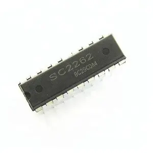 आईसी SC2262 वायरलेस रिमोट कंट्रोल ट्रांसमीटर चिप DIP18 SC2262-IR