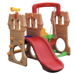 Vente chaude de Bande Dessinée Enfants En Plastique Balançoire Et <span class=keywords><strong>Toboggan</strong></span> Ensemble - Product Image 4