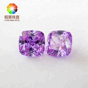 Coussin pierre précieuse de qualité supérieure, améthyste, Kunzite, zircone cubique, lavande, cz - Product Image 6