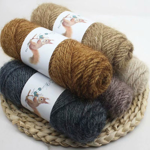 75 G Eichhörnchen Kaschmir Polyester Blends Phantasie Garn Faux Mohair Garn Mode Häkeln Garn Mittleren Tick Stricken Stränge