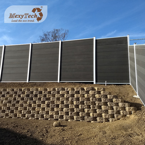 MecoFence 1800*1800mm coupe-vent barrière composée en plastique en bois extérieur de jardin wpc zaun - Product Image 3