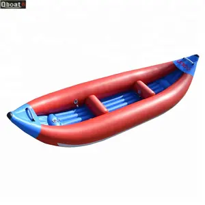 白水便宜充气皮划艇钓鱼皮划艇廉价救生衣双皮艇出售