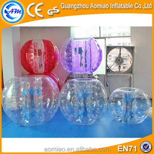 2016 Mejor venta 100% TPU inflable gigante del vientre bump bola, bola de la burbuja de fútbol - Product Image 5
