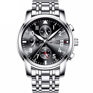 Montre pour homme <span class=keywords><strong>ONTHEEDGE</strong></span>, marque haut de gamme, étanche, entièrement en acier, montres pour homme, quartz, montre-bracelet décontractée, calendrier, horloge pour homme - Product Image 6