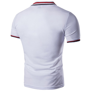 Nuova Polo <span class=keywords><strong>a</strong></span> Maniche Corte con Placchetta <span class=keywords><strong>a</strong></span> Righe per Uomo - Product Image 6