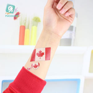 Impermeable las banderas de los países del tatuaje etiqueta engomada del tatuaje de Camerún Bandera de Sudán bandera del africano del Sur África bandera tatuaje temporal - Product Image 6