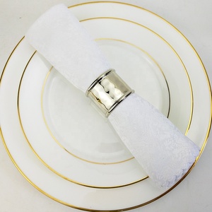 <span class=keywords><strong>Anelli</strong></span> <span class=keywords><strong>Portatovaglioli</strong></span> in Metallo di Lusso Stile Classico per Matrimoni e Hotel, Decorazione da Tavola - Product Image 5