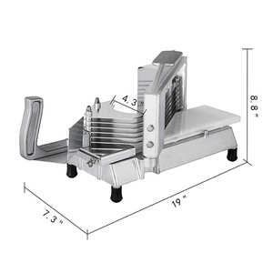 Trancheuse à <span class=keywords><strong>tomates</strong></span> commerciale 3/8 pouces trancheuse à <span class=keywords><strong>tomates</strong></span> robuste <span class=keywords><strong>coupe</strong></span>-<span class=keywords><strong>tomates</strong></span> avec planche à découper intégrée pour restaurant ou usage domestique - Product Image 2
