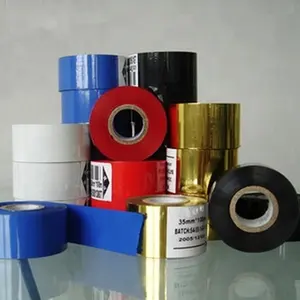 Thermal transfer coding foil 100m hot stamp ribbon for electric code printer