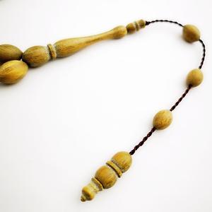 Fabbrica originale che fa gioielli di moda rosario <span class=keywords><strong>preghiera</strong></span> 33 perline collana islamica in legno di sandalo - Product Image 2