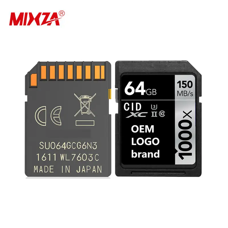 Bulk 16GB 32GB การ์ด SD แบบกำหนดเอง,สำหรับระบบนำทาง GPS หน่วยความจำ64GB SD Card Lock