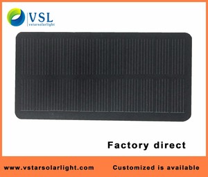 5V 1W त्रिकोण पीईटी सौर पैनल यातायात के लिए रोशनी - Product Image 5