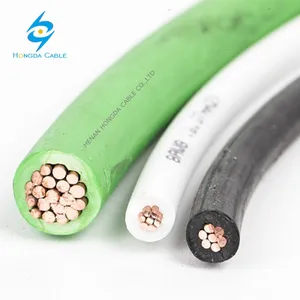 0,6/1kV 1C x 1.5mm2 varados Cu PVC negro cable de iluminación
