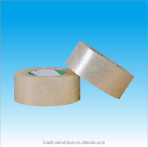 Grosir Plester Perekat <span class=keywords><strong>Bopp</strong></span> Pipa Pengemasan Transparan Kuning untuk Penyegelan Karton - Product Image 2