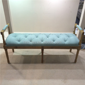 <span class=keywords><strong>Mundo</strong></span> popular antiguo diseño caliente de la venta otomana banco extremo de la cama para el dormitorio - Product Image 1