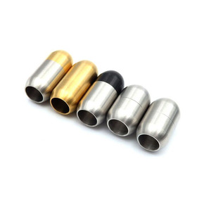กำไลข้อมือสแตนเลสสำหรับทำจากหนังหรือเชือก - Product Image 2