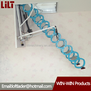 Échelle télescopique électrique en acier de haute qualité, échelle pliante hydraulique moderne, hauteur extensible de 12,5 pieds, charge de 300 kg - Product Image 4