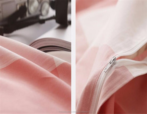Sử Dụng nhà Sợi Nhuộm Kiểm Tra Thiết Kế Quilt Cover <span class=keywords><strong>Bedding</strong></span> Bộ - Product Image 4