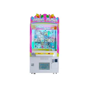 Máquina de presente para operação de moedas, máquina de presentes para empurrar ganhar (push push)/push n ganha prêmio máquina de jogo