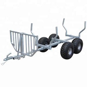 <span class=keywords><strong>Remorque</strong></span> de chargement de grumes ATV, <span class=keywords><strong>remorque</strong></span> à bois avec grue pour tracteur, avec crochet de capture de grumes - Product Image 1
