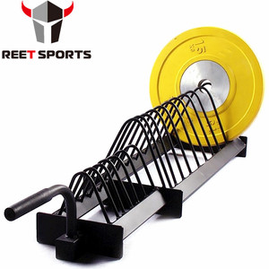 Estante de almacenamiento de placa de peso para gimnasio, accesorios de fitness, parachoques - Product Image 5