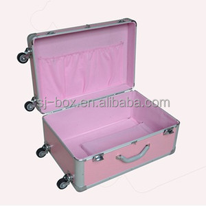 Aluminum Pink <strong>Trolley</strong> Suitcase <strong>Luggage</strong> <strong>Trolley</strong> - Product Image 5