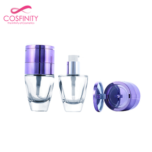 2017 en gros cosmétique belle verre liquide correcteur vide fondation bouteille 30 ml - Product Image 4