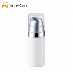 <span class=keywords><strong>Mejor</strong></span> <span class=keywords><strong>Precio</strong></span> de <span class=keywords><strong>calidad</strong></span> superior de aluminio blanco tapa de plata 15ml botella de bomba cosmética sin aire botella de loción de muestra - Product Image 4