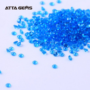 1,75mm redondo azul <span class=keywords><strong>apatita</strong></span> piedras en bruto para la joyería Azul zafiro piedra - Product Image 1