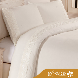 KOSMOS Literie En Gros Microfibre Polyester Dentelle Broderie Lit Couette Couvre Housse de Couette - Product Image 5