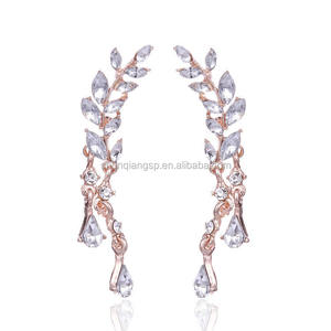 Alibaba best selling crystal drop earring