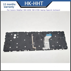 HK-HHT cho <span class=keywords><strong>Lenovo</strong></span> <span class=keywords><strong>Ideapad</strong></span> 700-15ISK 700-17ISK máy tính xách tay bàn phím tiếng Tây Ban Nha - Product Image 4