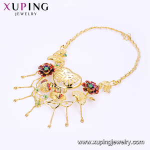 201811 xuping bijoux plaqué or de luxe de mariage collier ensemble pour les femmes - Product Image 4