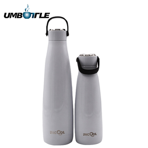 Bouteille d'<span class=keywords><strong>eau</strong></span> isotherme sous vide en acier inoxydable à double paroi de qualité alimentaire personnalisée de 500 ml (17 oz) - Product Image 2