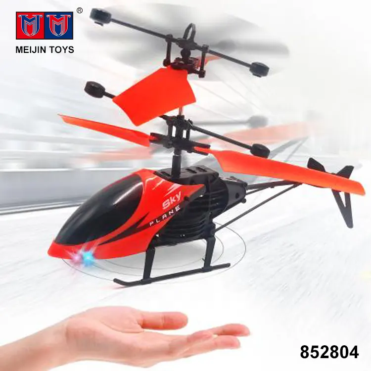 Hot Produk Terbang Mainan Tangan Induksi Helikopter dengan Cahaya dan Charger