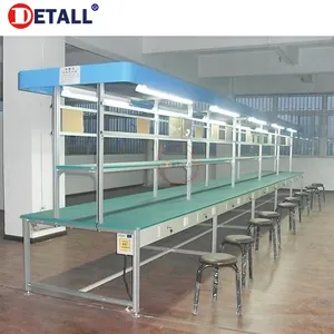 Dedall-Cinta transportadora para mesa de trabajo, línea de montaje de producción manual