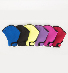Wholesale Swimming <strong>Gloves</strong> Aquatic Fitness Water Resistance Fit Paddle Training <strong>Fingerless</strong> <strong>Gloves</strong> - Product Image 1