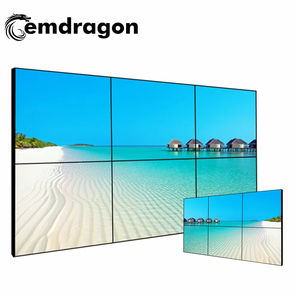 2x3 video muur digital signage 49 inch 3.5mm LCD reclame apparatuur digital signage dispenser reclame ballon