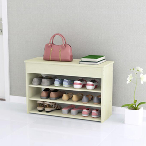 Multi-Layer Storage Cabinet Simple Modern Home Shoe Rack Change Shoe Bench - Product Image 2