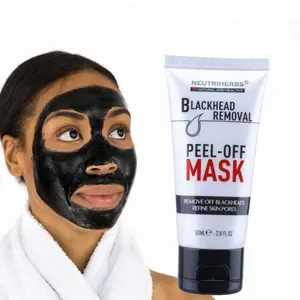 Private Label Purifying Acne Remove Nose Black Charcoal Peel Off Mask