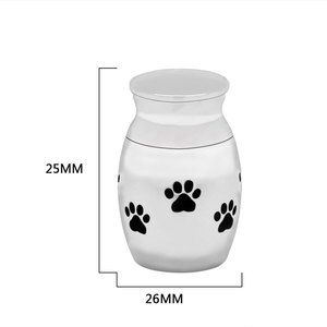 Marlary Stainless Steel Waterproof Unique Animal Paw Print <strong>Ashes</strong> Memory <strong>Pet</strong> <strong>Urn</strong> - Product Image 6