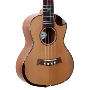 Alibaba Global Custom 24 Inch Ukulele 4 Nylon Strings Solid Red Pine Rosewood Ukulele Acoustic Guitar Soprano Ukulele Tenoret 50